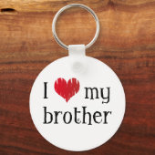 Ik hou van mijn broer sleutelhanger (Voorkant)
