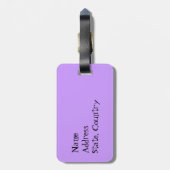 Ik hou van mijn Brussels Griffon Bagagelabel (Achterkant verticaal)