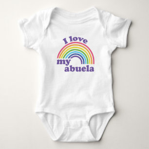 Ik hou van mijn buela - Cute Rainbow Romper