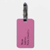 Ik hou van mijn bull Terrier Bagagelabel (Achterkant verticaal)