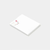 Ik hou van mijn bull Terrier Post-it® Notes (Schuin)