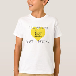 Ik hou van mijn Bull Terriër T-shirt