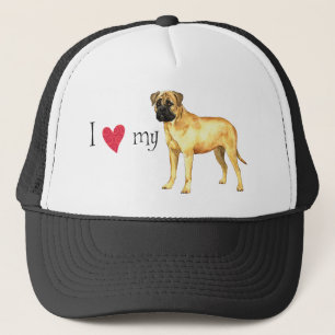 Ik hou van mijn Bullmastiff Trucker Pet