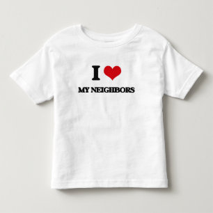 Ik hou van mijn buren kinder shirts