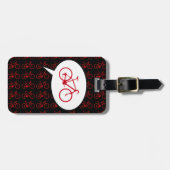 ik hou van mijn cartoon bagagelabel (Voorkant horizontaal)