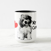 Ik hou van mijn Cavachon Mok (Midden)