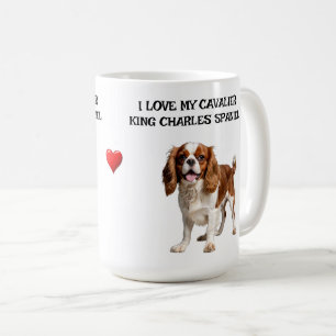 Ik hou van mijn Cavalier King Charles Spaniel Koffiemok