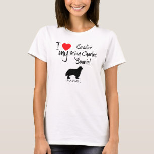 Ik hou van mijn Cavalier King Charles Spaniel T-shirt