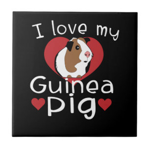 Ik hou van mijn cavia's tegeltje