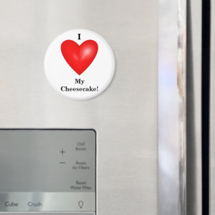 Ik hou van mijn Cheesecake Magnet Magneet