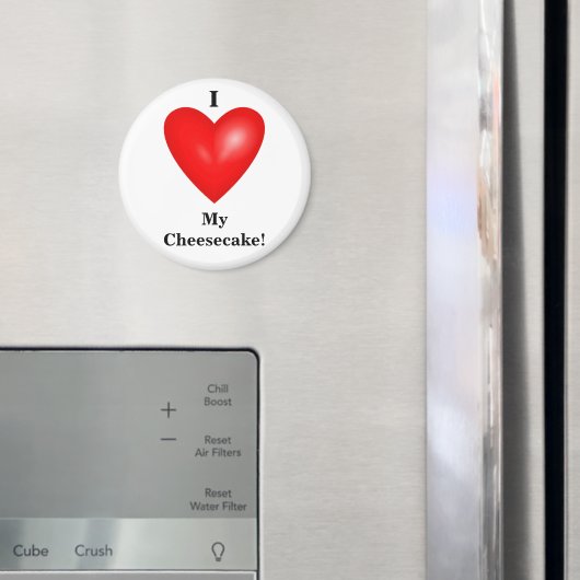 Ik hou van mijn Cheesecake Magnet Magneet (Insitu (Koelkast))