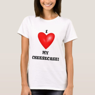 Ik hou van mijn cheesecake T-shirt