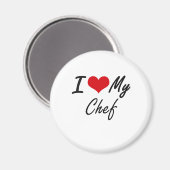 Ik hou van mijn Chef Magneet (Voorkant / Achterkant)