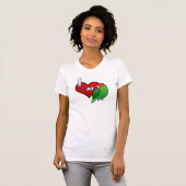 Ik hou van mijn Cherry Headed Conure T Shirt (Voorkant volledig)
