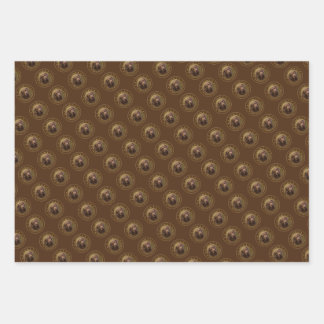 Ik hou van mijn Chesapeake Bay Retriever-wrappingp Inpakpapier Vel