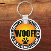 Ik hou van mijn Chihuahua! Button Sleutelhanger (Voorkant)