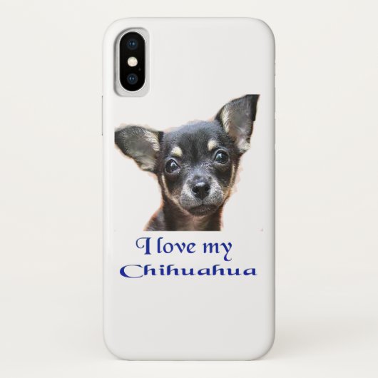 Ik hou van mijn Chihuahua Case-Mate iPhone Case (Achterkant)
