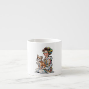 ik hou van mijn chihuahua espresso kop