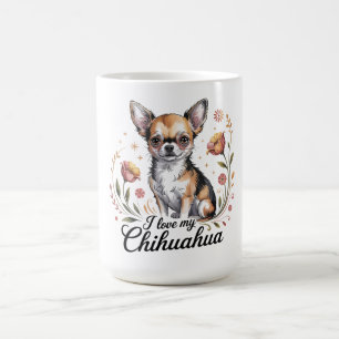 Ik hou van mijn chihuahua koffiemok