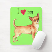 Ik hou van mijn Chihuahua Muismat (Met muis)