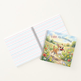 Ik hou van mijn Chihuahua-notitieboek Notitieboek