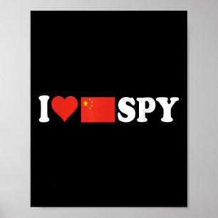Ik hou van mijn Chinese spion, ik hart Chinese spi Poster