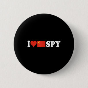 Ik hou van mijn Chinese spion, ik hart Chinese spi Ronde Button 5,7 Cm