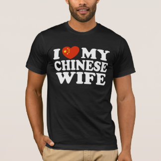 Ik hou van mijn Chinese vrouw T-shirt