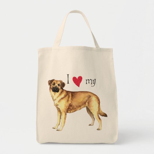 Ik hou van mijn Chinook Tote Bag (Voorkant)