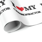 Ik hou van mijn chiropractor cadeaupapier (Rol Hoek)