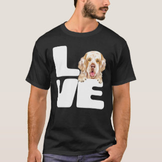Ik hou van mijn Clumber Spaniel Dog T-shirt