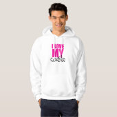 Ik hou van mijn Coastie Hoodie (Voorkant volledig)