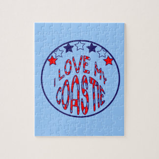 "Ik hou van Mijn Coastie Legpuzzel