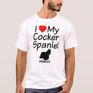 Ik hou van mijn Cocker Spaniel Dog T-shirt