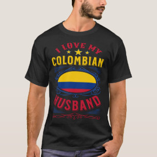 Ik hou van mijn Colombiaanse man T-shirt