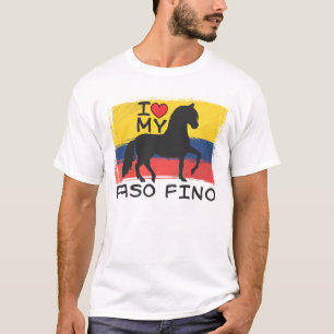 Ik hou van mijn Colombiaanse Paso Fino T-shirt