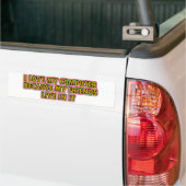 Ik hou van mijn computer bumpersticker (Op Truck)
