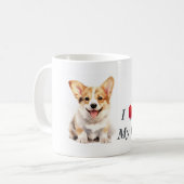 Ik hou van mijn Corgi Coffee Mok (Voorkant links)