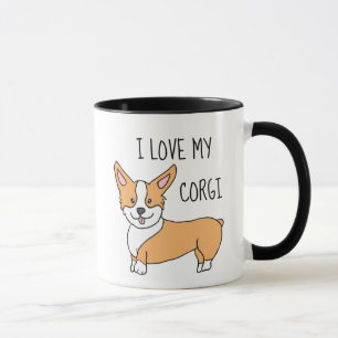 Ik hou van mijn Corgi Mok