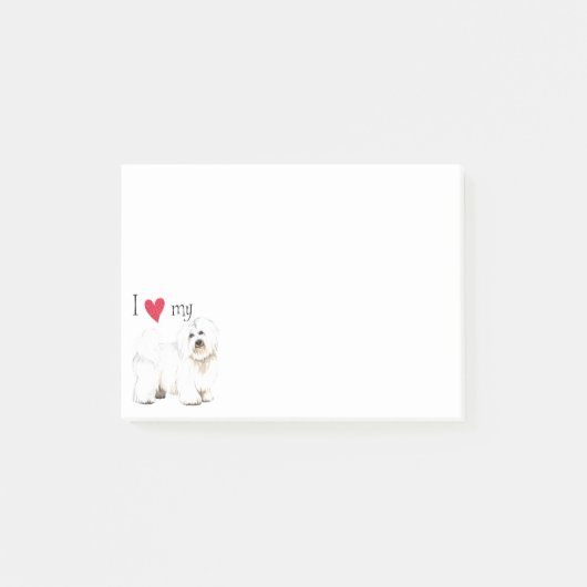 Ik hou van mijn Coton de Tulear Post-it® Notes (Voorkant)