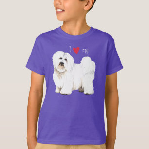 Ik hou van mijn Coton de Tulear T-shirt