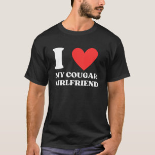 Ik hou van mijn Cougar Vriendin ik hoor mijn Couga T-shirt