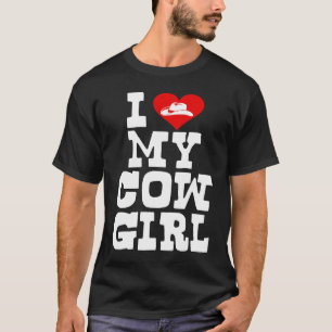 Ik hou van mijn cowgirl western Texas stedelijk T-shirt