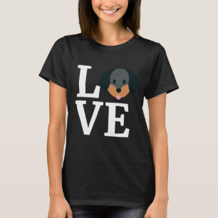 Ik hou van mijn Dachshund Dachshund Mannen T-shirt
