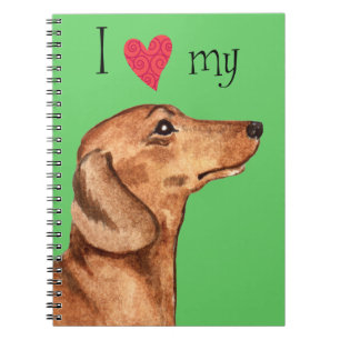Ik hou van mijn Dachshund Notitieboek