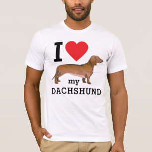 Ik hou van mijn Dachshund T-shirt