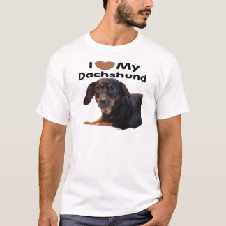Ik hou van Mijn Dachshund T-shirt