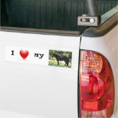 Ik hou van mijn dales Pony bumpersticker (Op Truck)