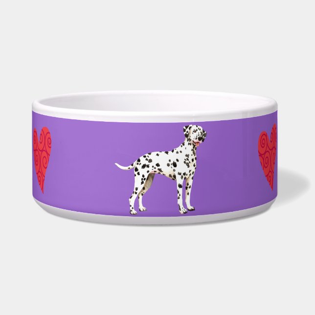 Ik hou van mijn Dalmatiër Voerbakje (Rechts)