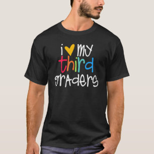 Ik hou van mijn derde klas Eerste Dag van de Schoo T-shirt